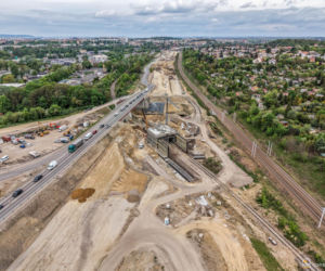 Węzeł Grębałów na S7 - odcinek Widoma Kraków