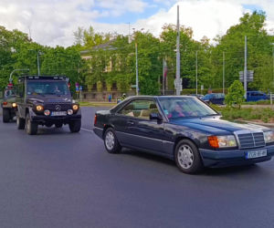 Parada zabytkowych pojazdów w Szczecinie