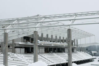 Nowy stadion miejski w Chełmie rośnie w oczach [AUDIO]