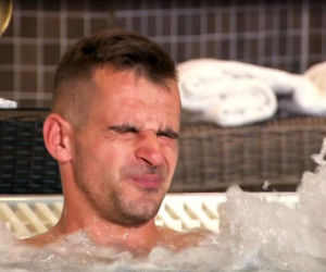 Ilona i Adrian w jacuzzi