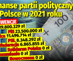 Finanse partii politycznych w Polsce w 2021 roku