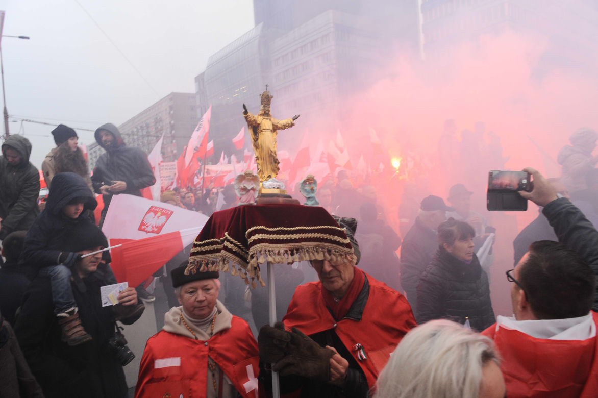 Marsz Niepodległości oraz Marsz ONR