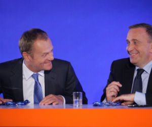 Donald Tusk i Grzegorz Schetyna