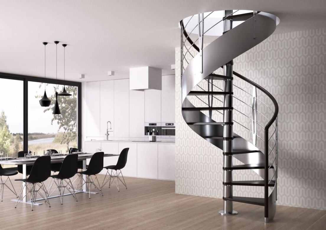 Schody kręcone czy spiralne? Galeria inspiracji