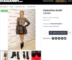 Doda sprzedaje używane buty za 20 tys