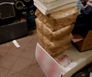 Drukował podrobione znaki towarowe, a przed Strażą Graniczną schował się w ścianie
