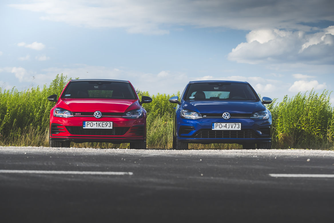 Volkswagen Golf GTI TCR 5D 2.0 TSI 290 KM DSG7 vs. Volkswagen Golf R 5D 2.0 TSI 300 KM DSG7 4Motion