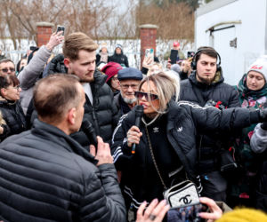 Miał być protest milczenia, doszło do awantury. Gorąco pod schroniskiem w Bytomiu