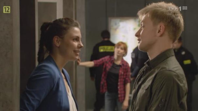 KOMISARZ ALEX 3 sezon odc. 29. Ewa Wilk (Karolina Gorczyca), Marek Bromski (Jakub Wesołowski)
