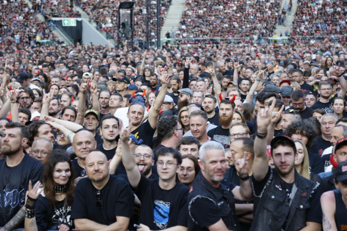 Koncert AC/DC w Warszawie (4.07.2025) - część druga. Organizatorem koncertu jest Live Nation
