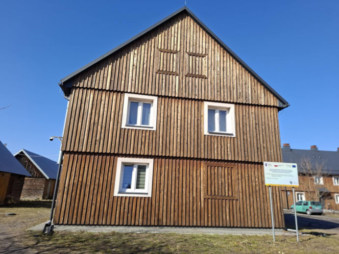 Drewniane osiedle w Sędziszowie