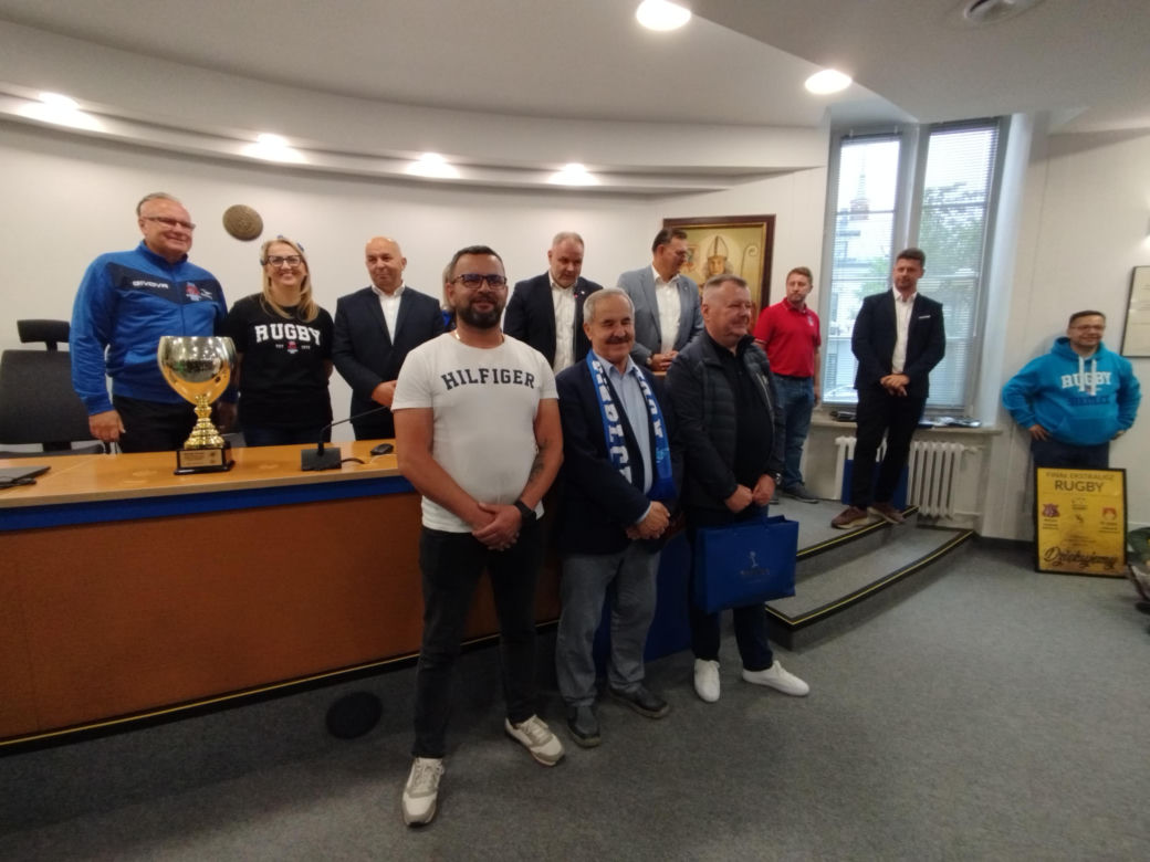 Społeczność sportowców i kibiców rugby z Siedlec uczciła największy z dotychczasowych sukcesów w historii klubu