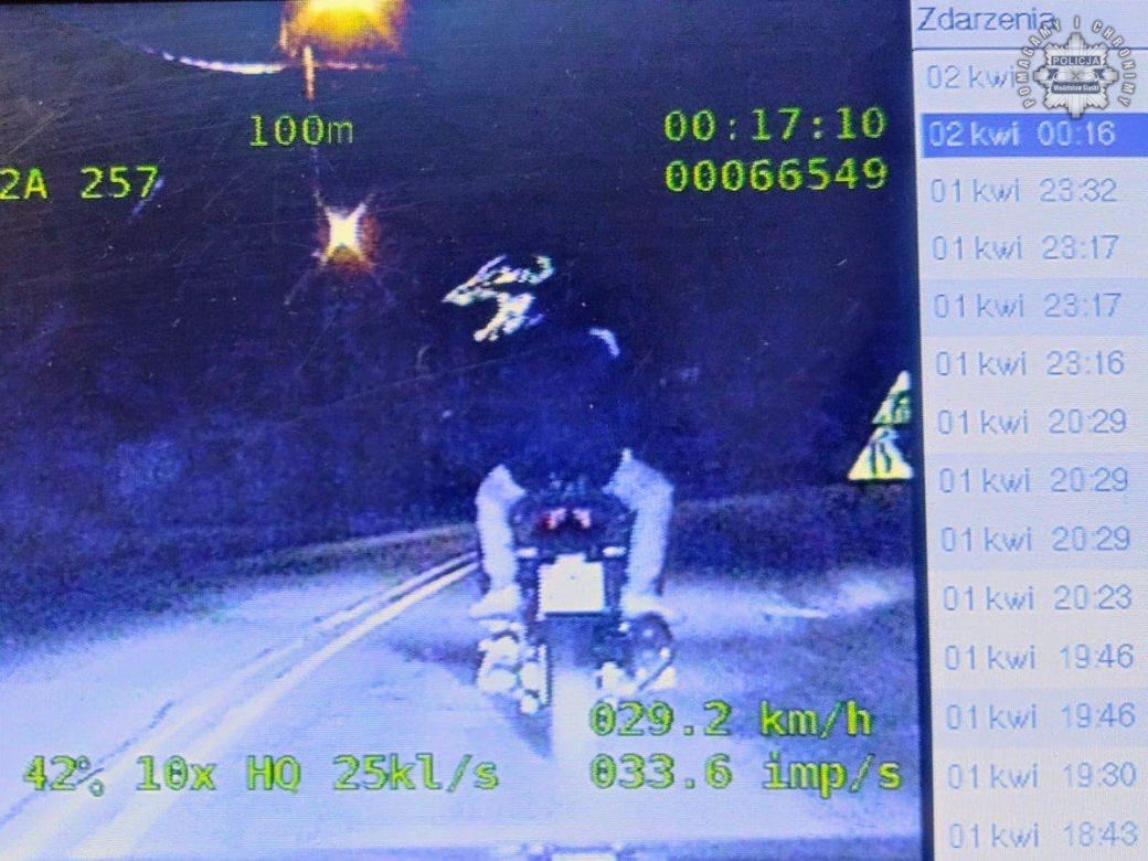 14-latek wsiadł za kierownicę motocykla. Na przejażdżkę wziął ze sobą 11-latka