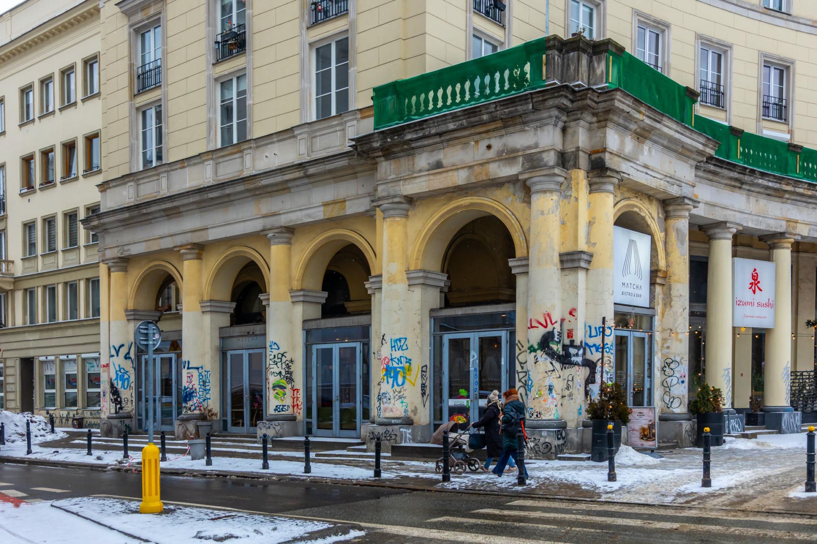 Graffiti w centrum Warszawy w 2026 r.