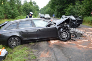 Wejherowo: Zderzenie czołowe i czworo rannych. Co ustaliła policja?