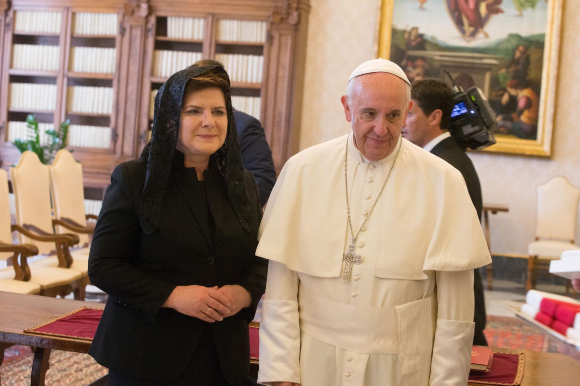 Znani polscy politycy z papieżem Franciszkiem