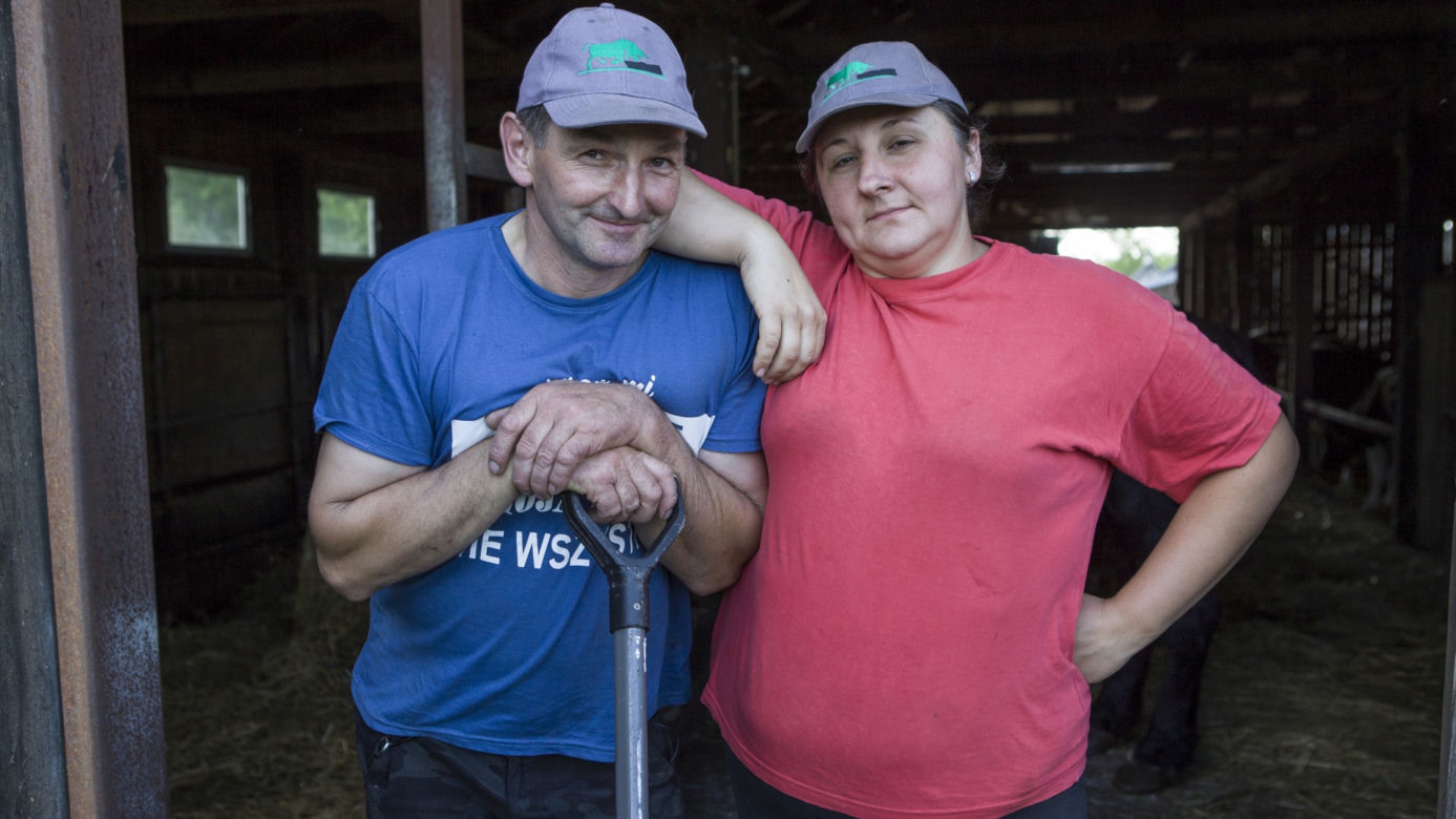 Agnieszka i Jarek Rogalscy z serialu Rolnicy. Podlasie