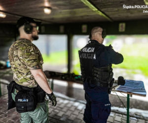 Tak strzelają policjanci z Zabrza. Zobaczcie ich popisy na strzelnicy [ZDJĘCIA, WIDEO]