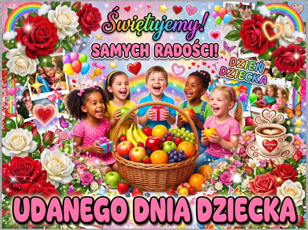 Fajna kartka na Dzień Dziecka