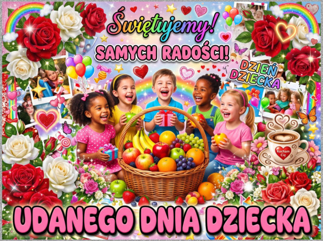 Fajna kartka na Dzień Dziecka