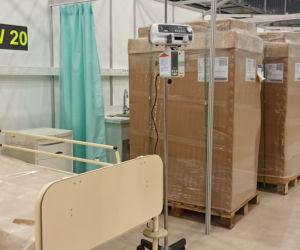 Szpital tymczasowy w MCK prawie gotowy