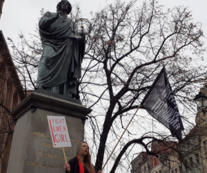 Toruń miał swoją manifestację feministyczną. Zobacz jak wyglądała