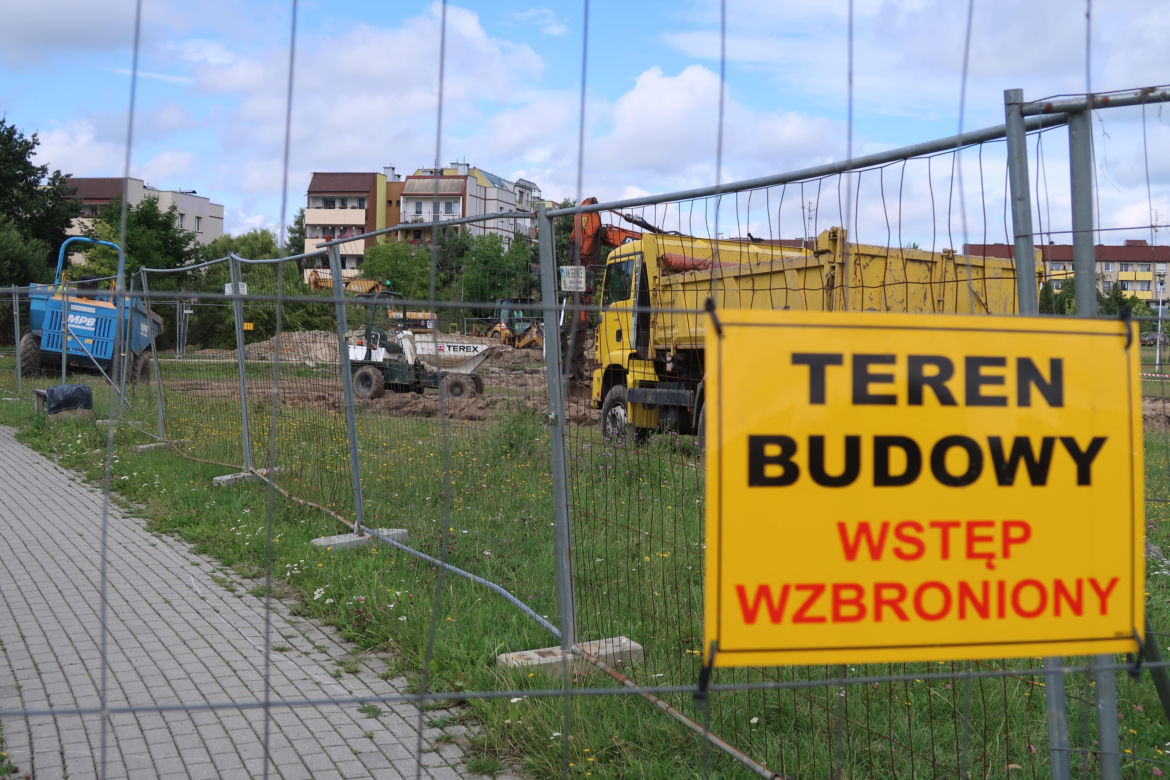 Park Jaworek w Tychach zamienił się w wielki plac budowy [ZDJĘCIA]