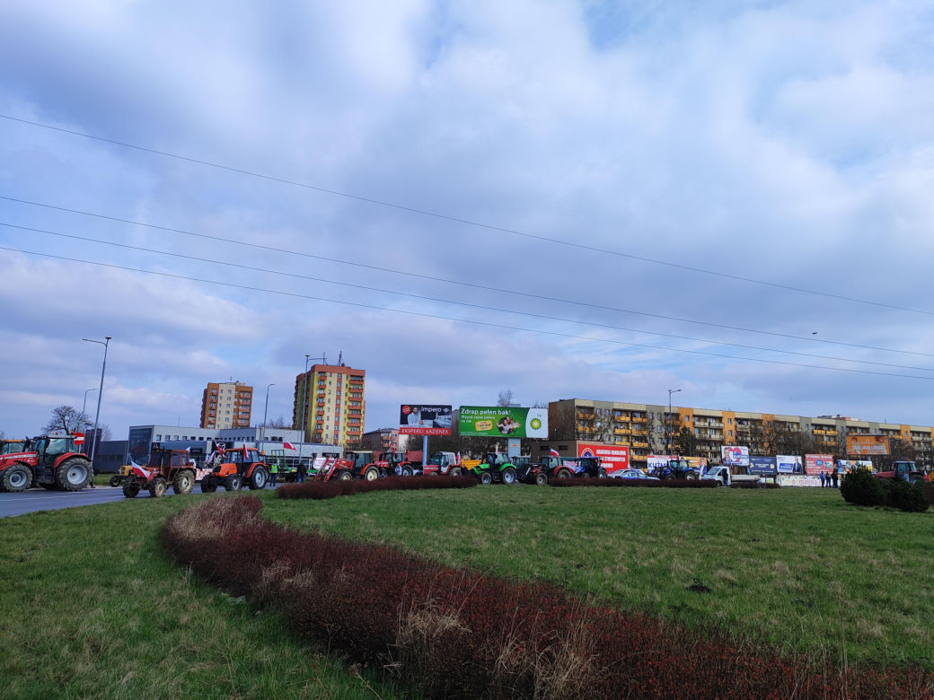 Protest rolników w Radomiu 20 marca