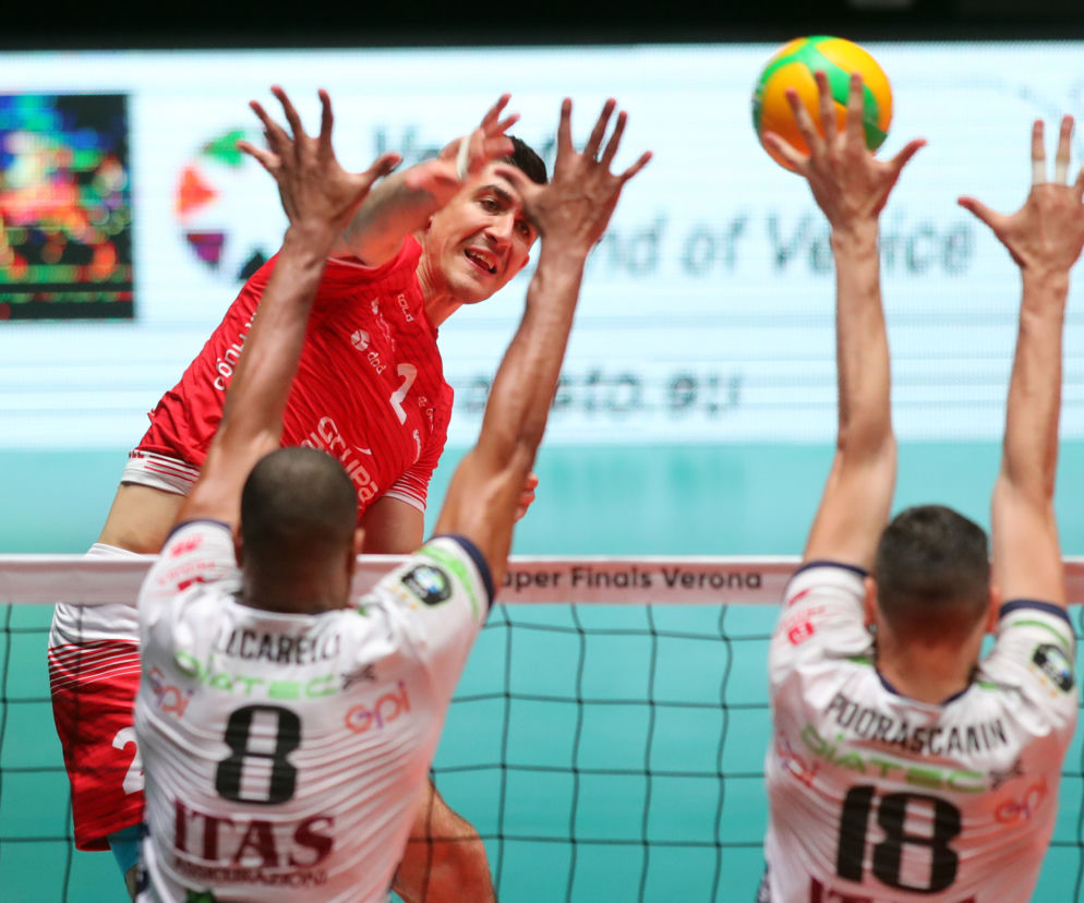 Siatkówka, Liga Mistrzów, finał 2021, Zaksa Kędzierzyn - Trentino, Łukasz Kaczmarek