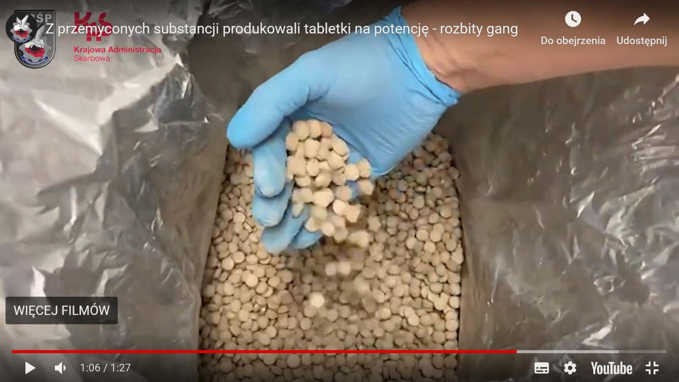 Kradli przemycaną z Chin substancję. Produkowali tabletki na potencje