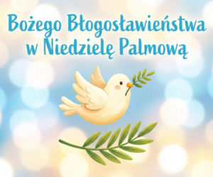 Kartka na Niedzielę Palmową