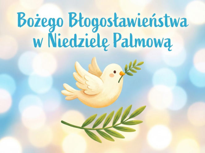 Kartka na Niedzielę Palmową