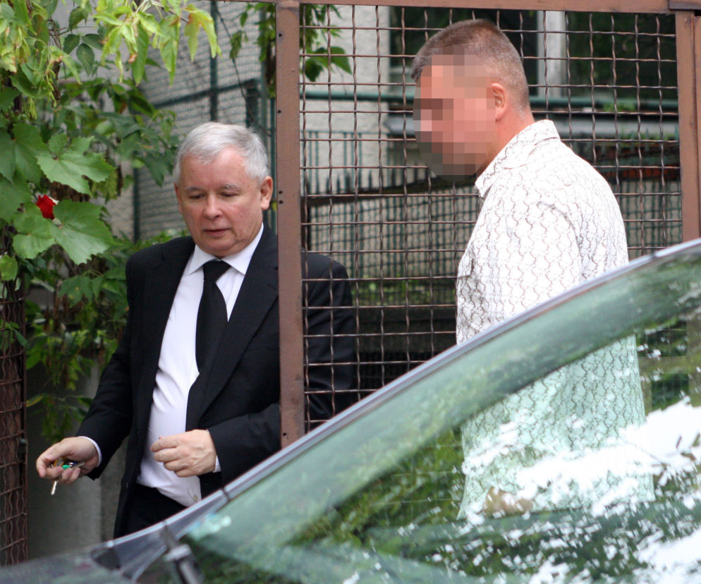 Kaczyński ucierpiał przez wichurę