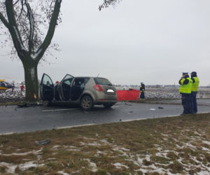 Tragiczny wypadek pod Jarocinem! Nie żyje kierowca, a trzy osoby są ranne! [ZDJĘCIA]
