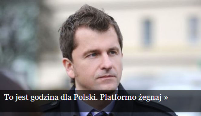 Poseł Artur Zasada: żegnaj Platformo, witaj Polsko