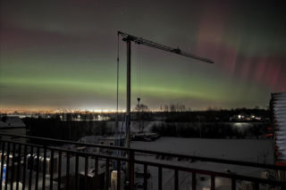 Zorza polarna nad Podkarpaciem