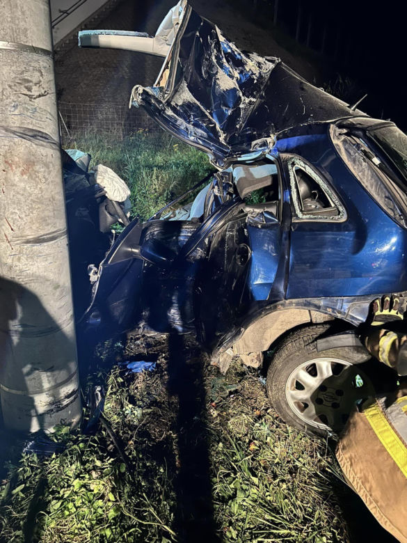 Tragiczny wypadek pod Tarnowem. Zginął 18-letni kierowca opla, ranna została 15-latka