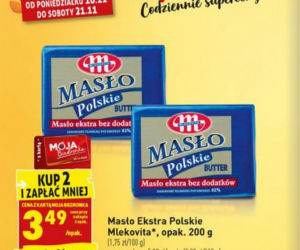 Biedronka - nowe  promocje. Tanie masło, nabiał, pieczywo za darmo!