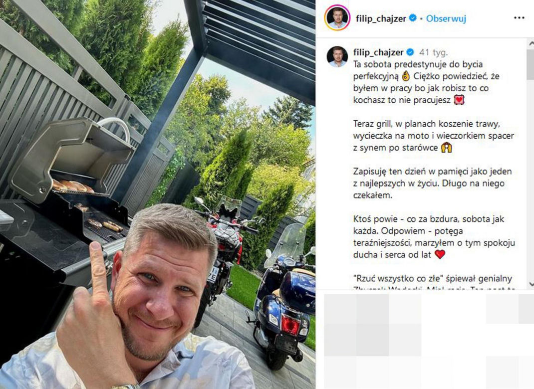 Tak mieszka Filip Chajzer