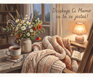 Kartka z życzeniami na Dzień Matki