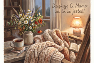 Kartka z życzeniami na Dzień Matki