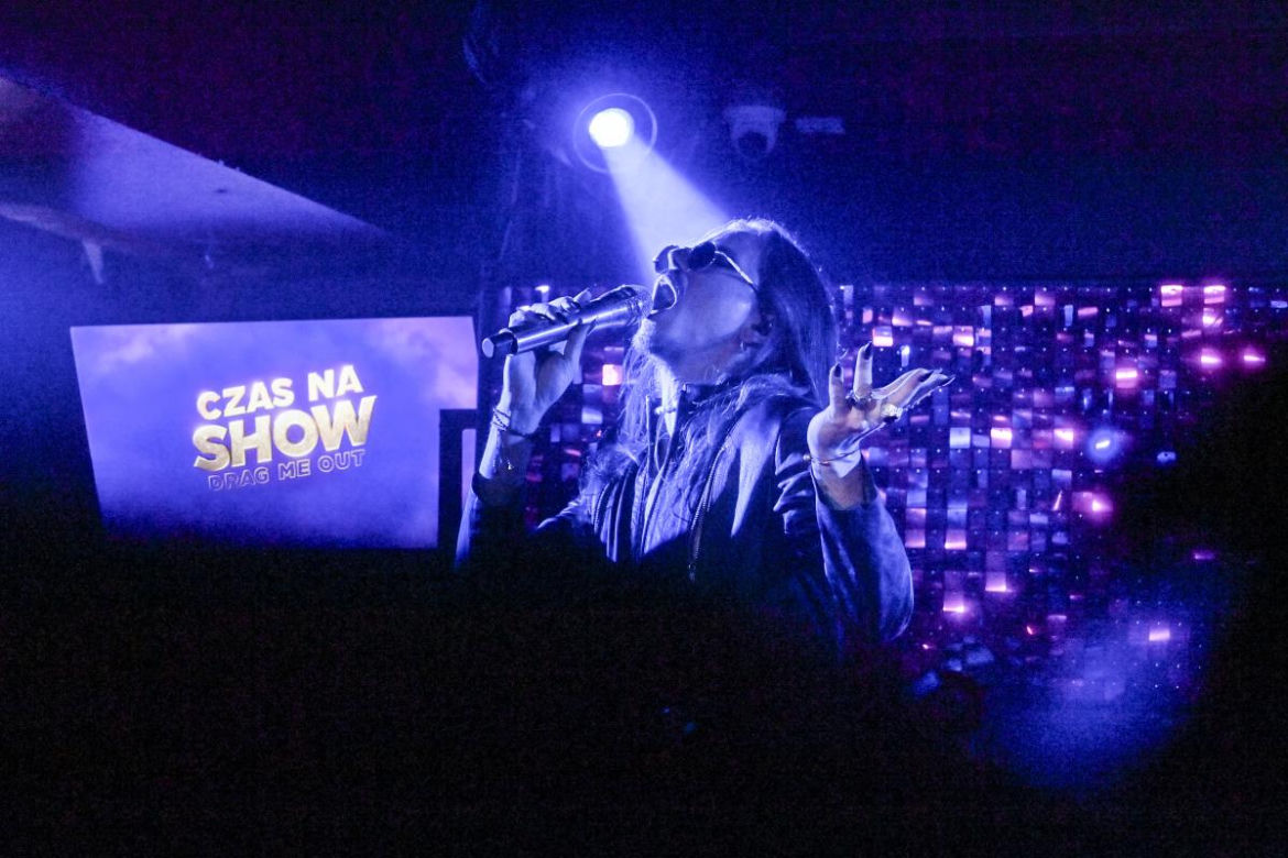 Michał Szpak na imprezie "Czas na show. Drag Me Out"