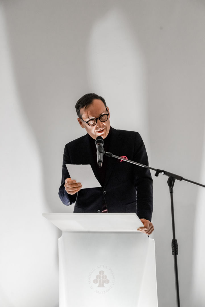 Wernisaż wystawy Jerzego Porębskiego „I cóż z tego, że świat wisi na włosku?”