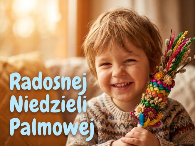 Kartka na Niedzielę Palmową