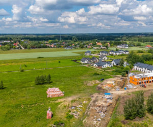 Głosków, gmina Piaseczno. Nowe osiedle deweloperskie