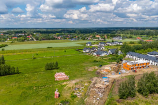 Głosków, gmina Piaseczno. Nowe osiedle deweloperskie