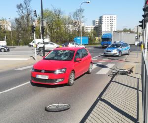 Potrącenie Nowoursynowska