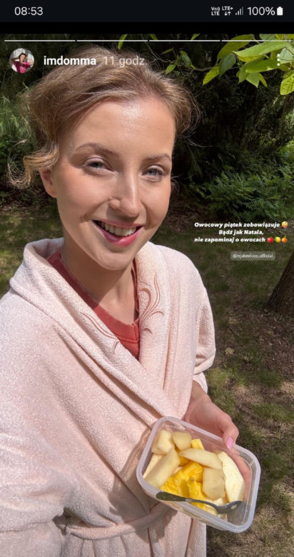 M jak miłość nowy sezon. Natalka (Dominika Suchecka) na planie