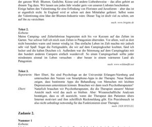 Matura 2018 - Język niemiecki, poziom rozszerzony