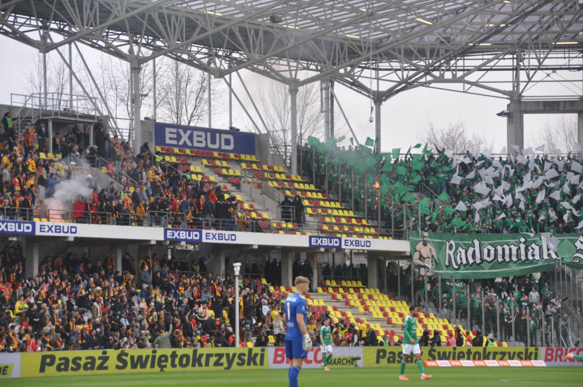 Incydenty na meczu Korona - Radomiak